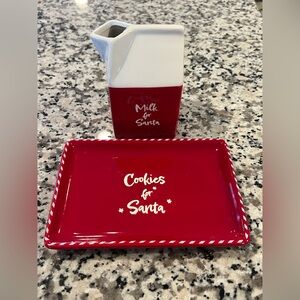 Milk and Cookies for Santa Ceramic Set
❤️🤍🍪